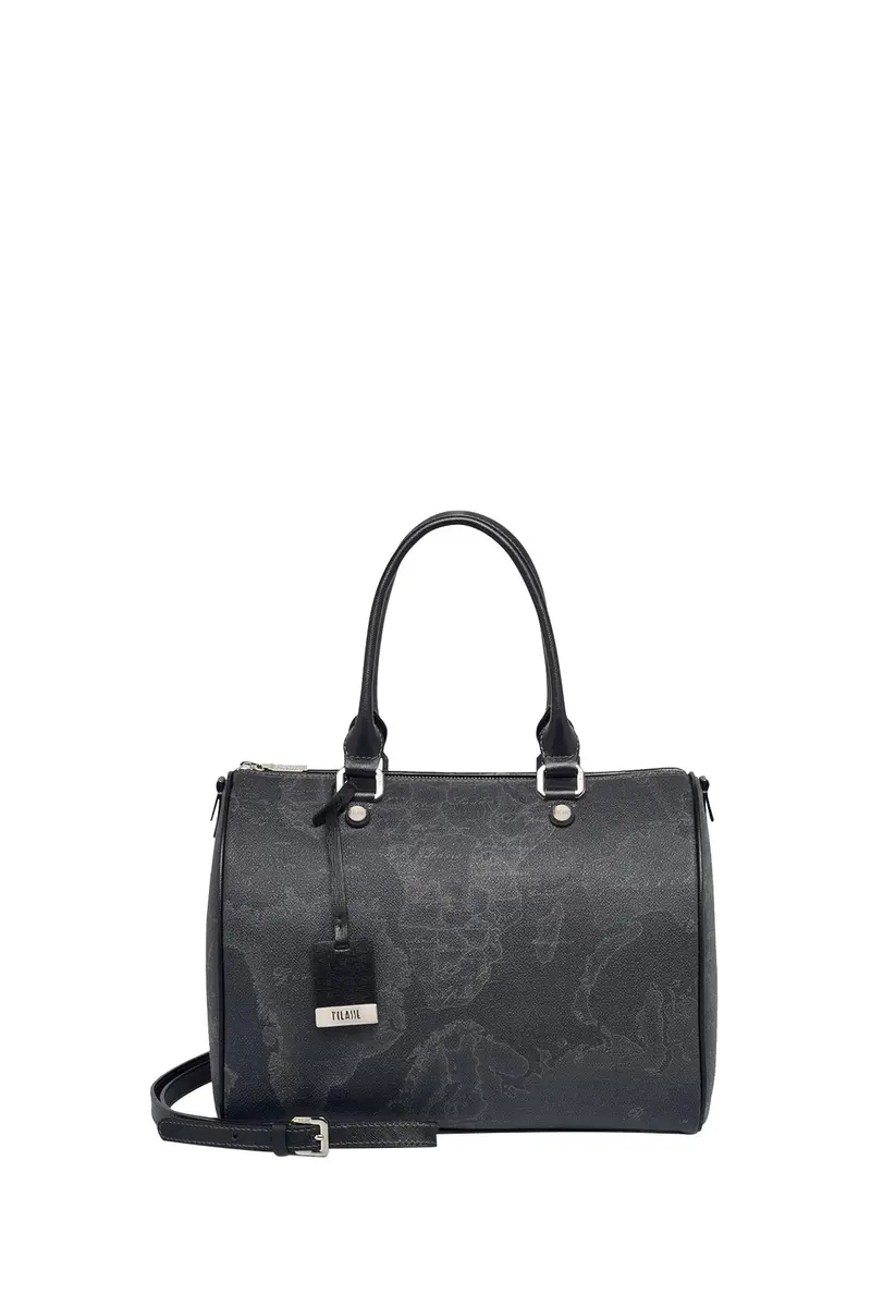 Bauletto Donna Geo Black Media Nero