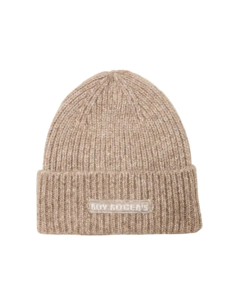 BEANIE IN MAGLIA A COSTE CAMEL