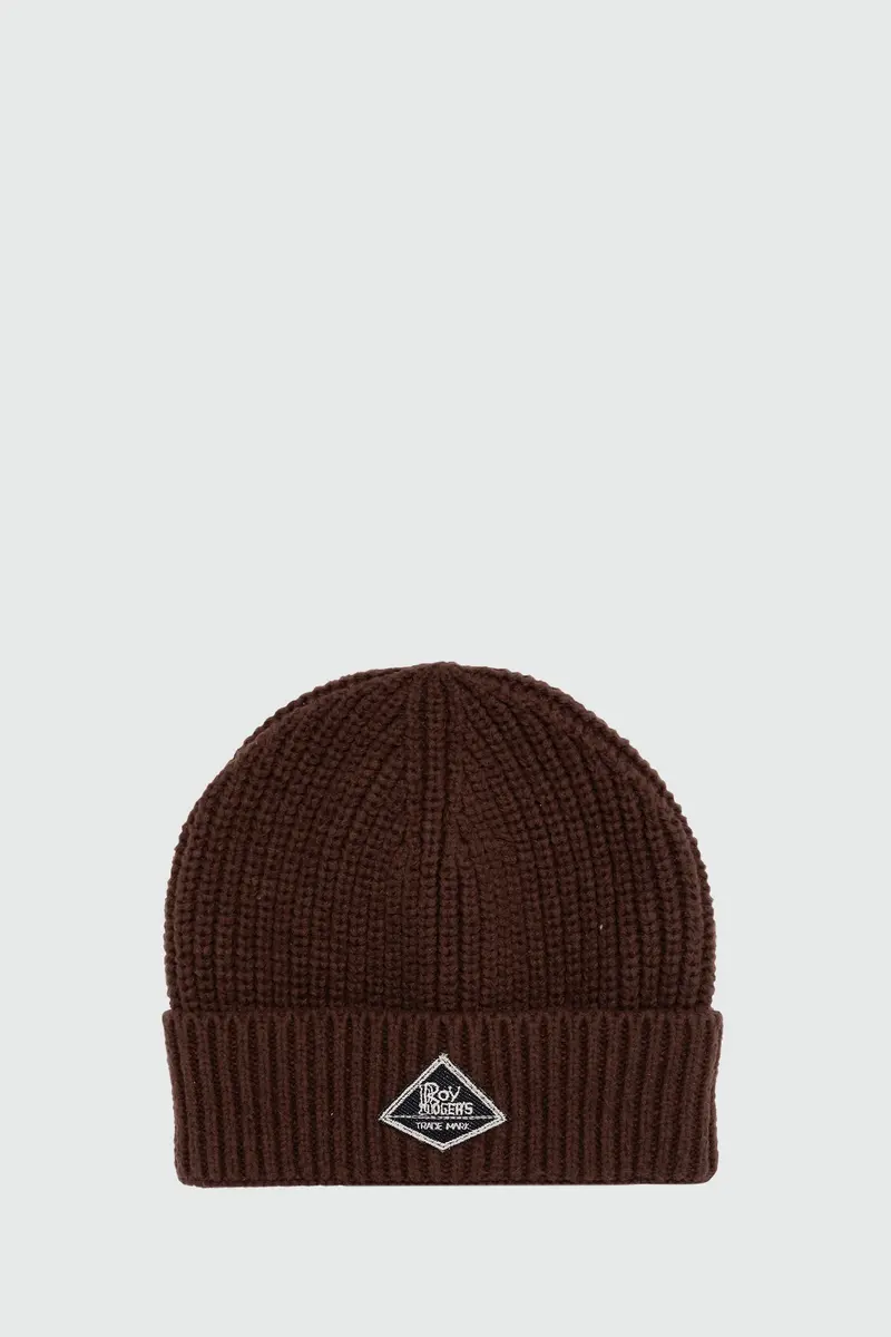 BEANIE IN MAGLIA MARRONE