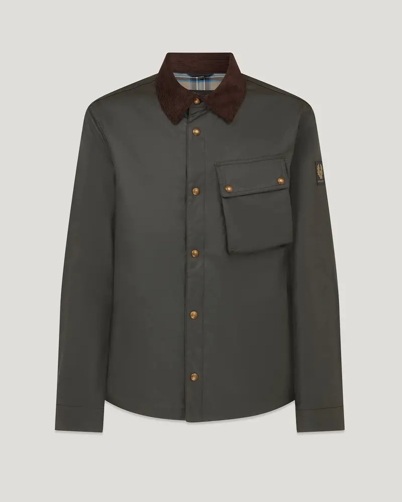 BELSTAFF GIACCA GROUND OLIVA