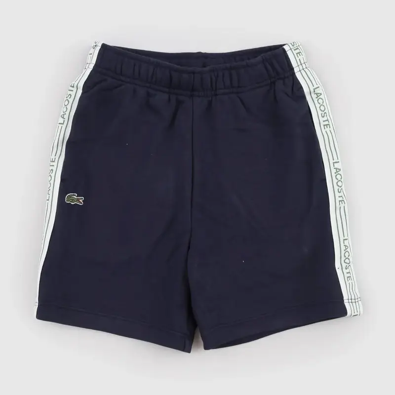 Bermuda Bbu con logo a contrasto verde