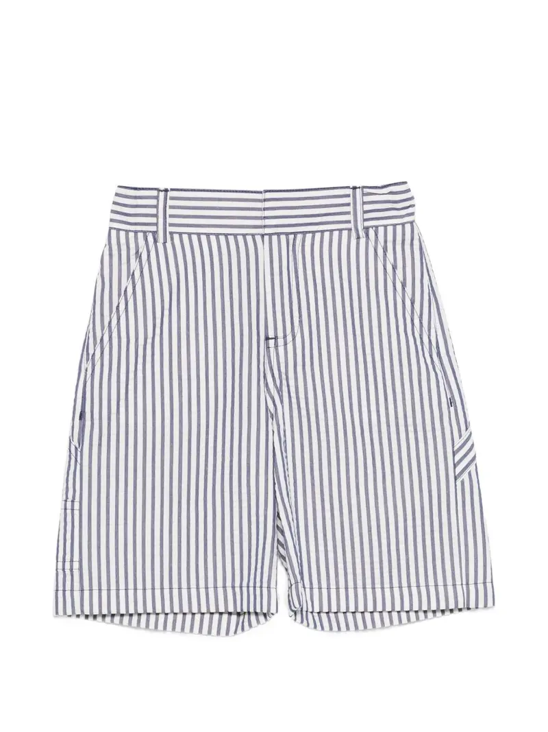 Bermuda blu/bianca per bambino
