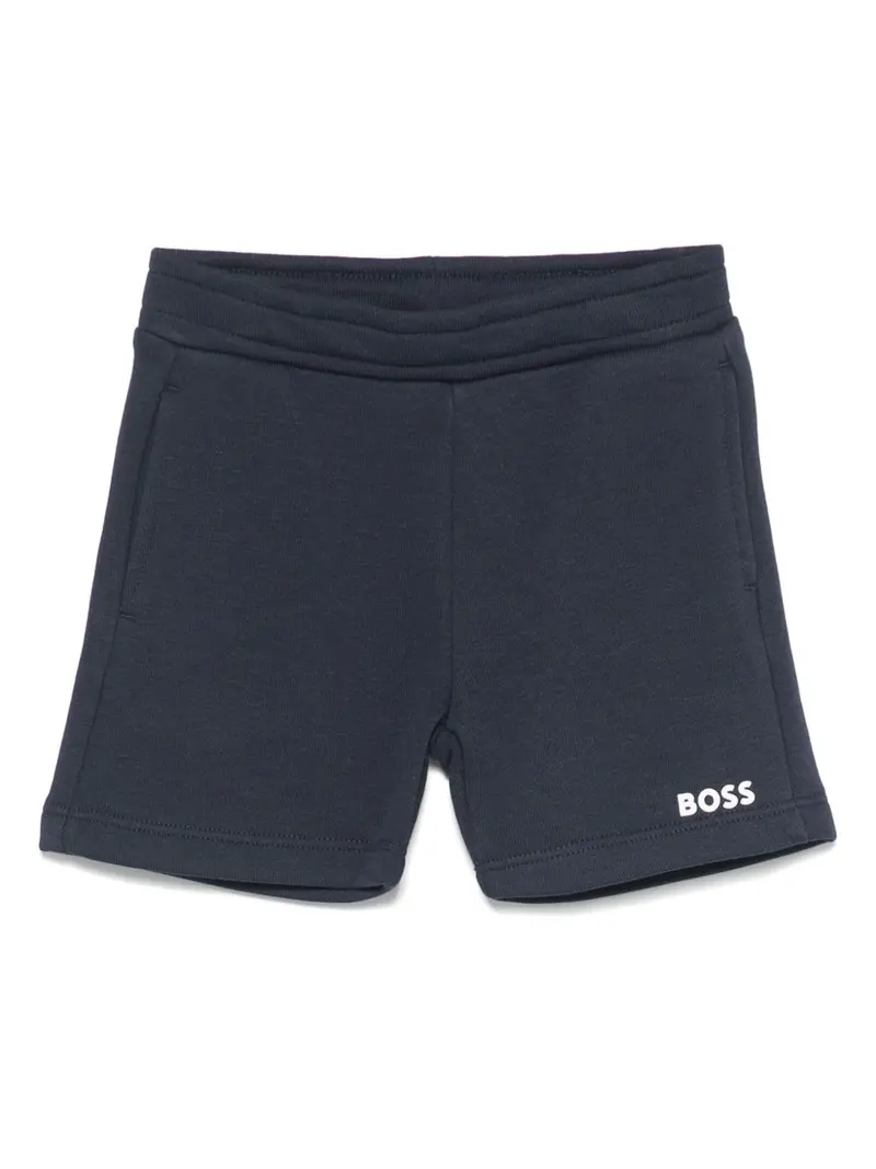 Bermuda blu oxford per neonato