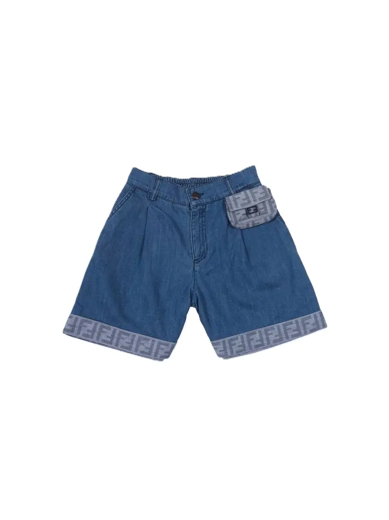 Bermuda blu per bambina