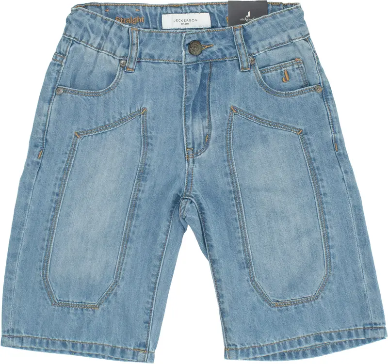 Bermuda di jeans blu chiaro per bambino