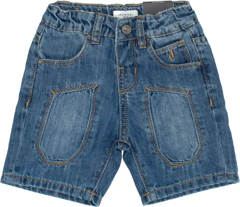 Bermuda in jeans blu per neonato