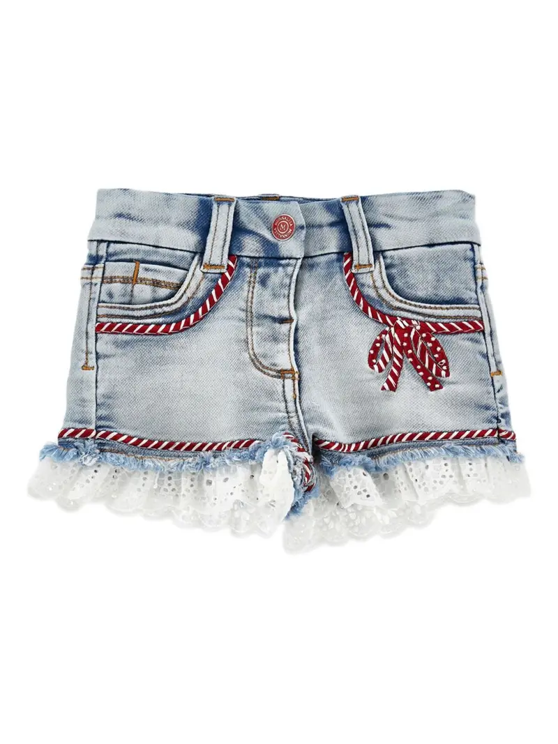 Bermuda jeans azzurro chiaro per bambina