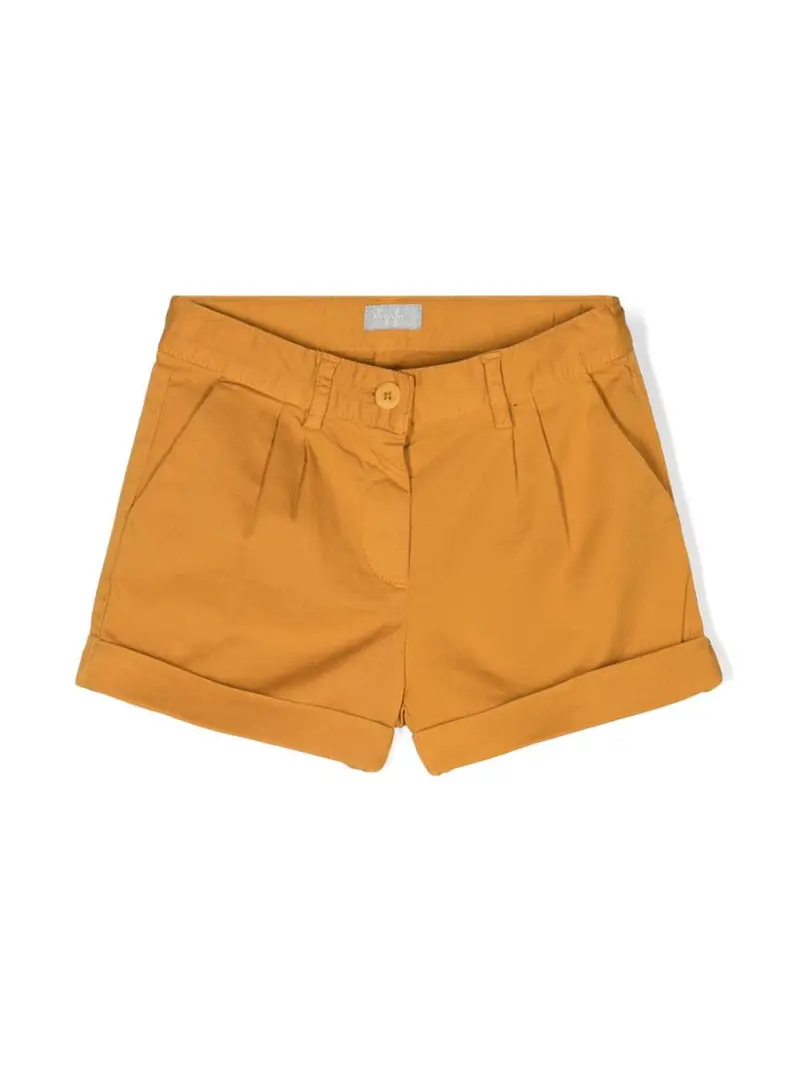 Bermuda marrone caramello per bambina