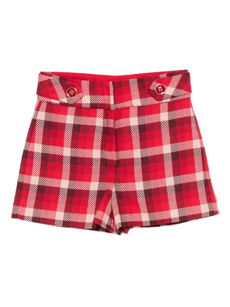 Bermuda rossa per bambina