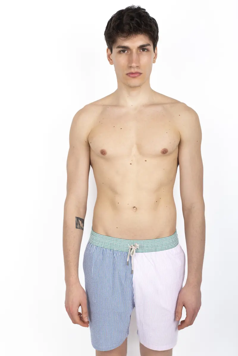 Bermuda Shorts Traveler rosa blu