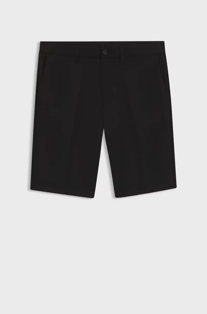 Bermuda slim fit in tessuto elasticizzato idrorepellente