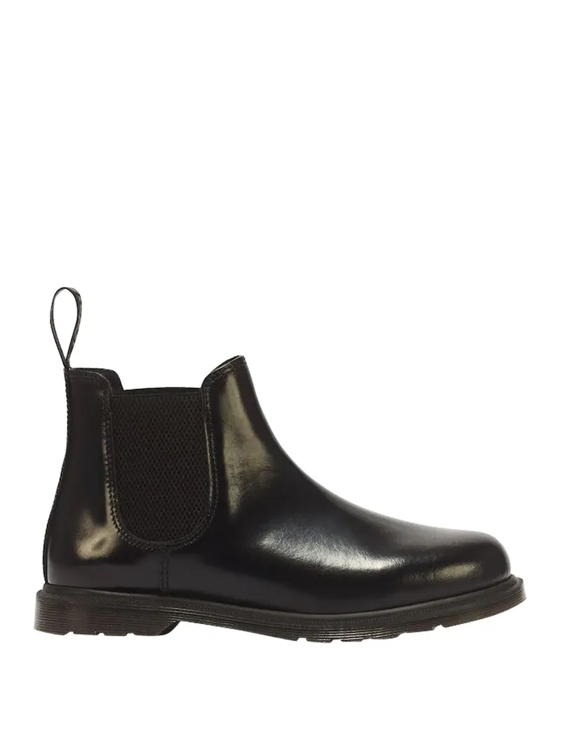 Biker Mayfare Chelsea Polished Smooth Dr Martens - Nero
