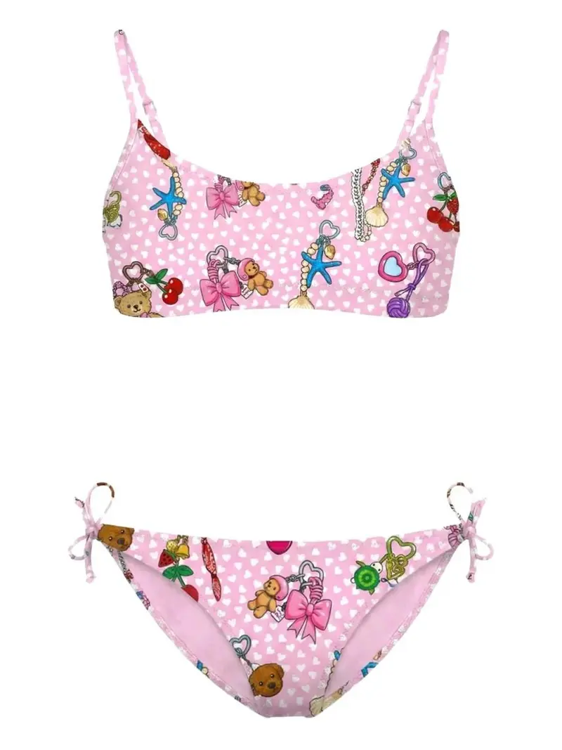 Bikini reversibile con stampa grafica