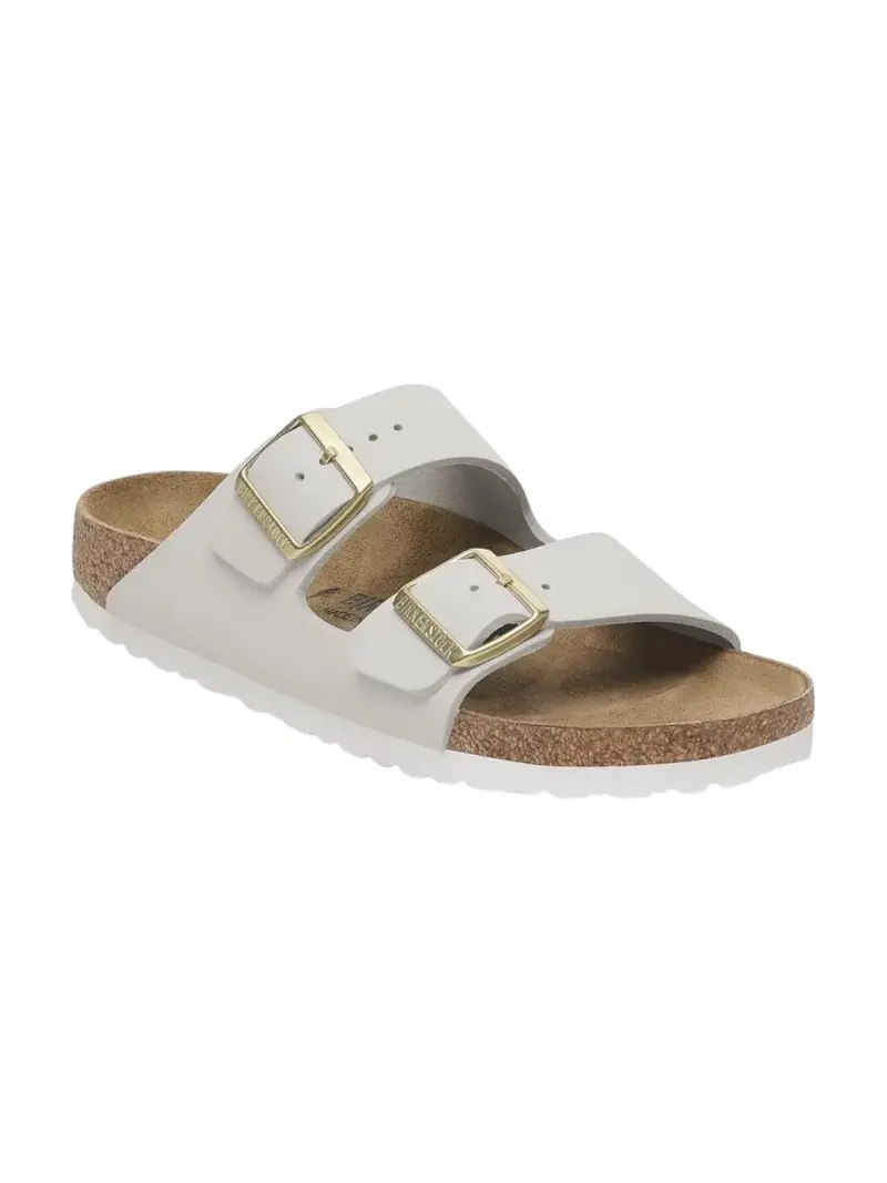 BIRKENSTOCK Sandalo Donna Arizona antique white, Nubuck Leather 1029475 Bianco