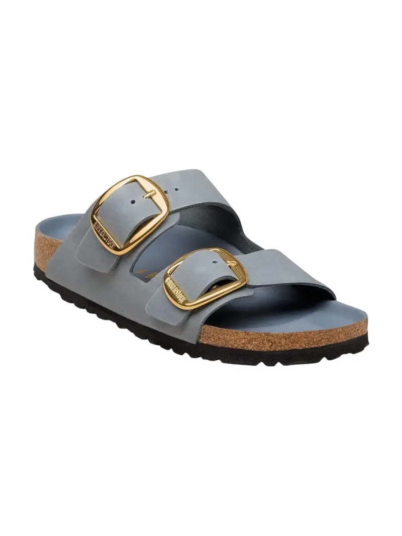 BIRKENSTOCK Sandalo Donna Arizona Big Buckle HEX basalt gray, Oiled leather 1032071 GRAY TAUPE