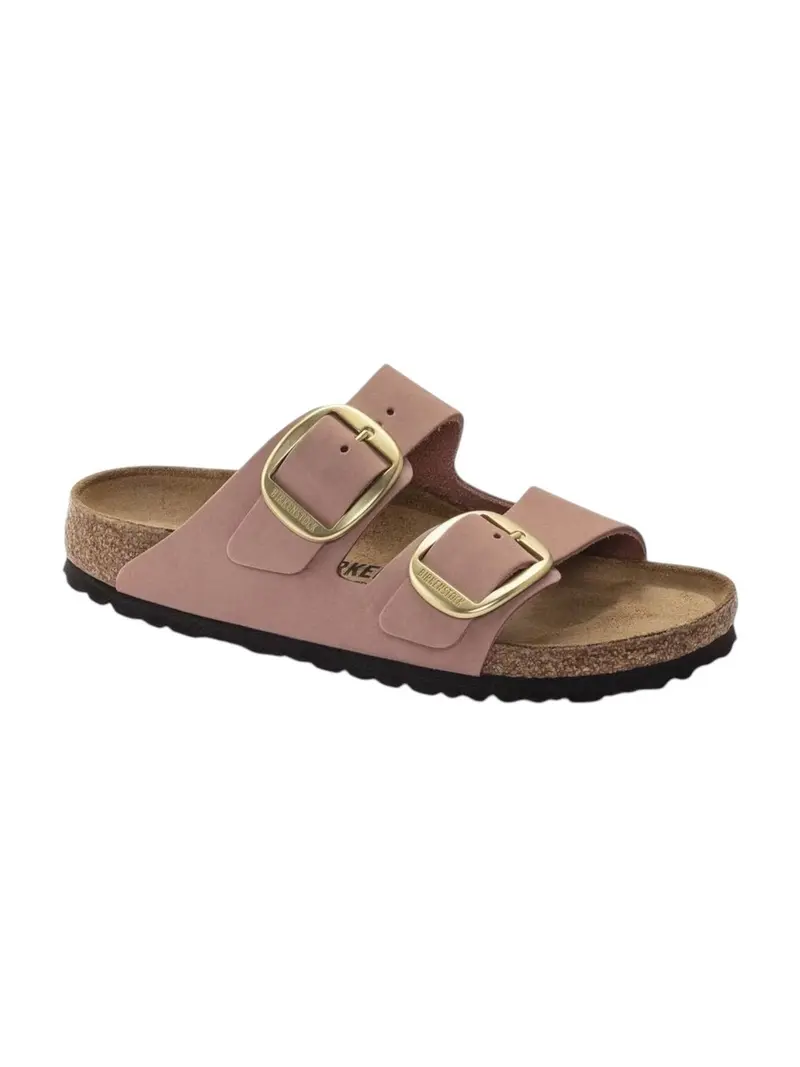 BIRKENSTOCK Sandalo Donna Arizona Big Buckle old rose, Nubuck Leather 1024074 Rosa