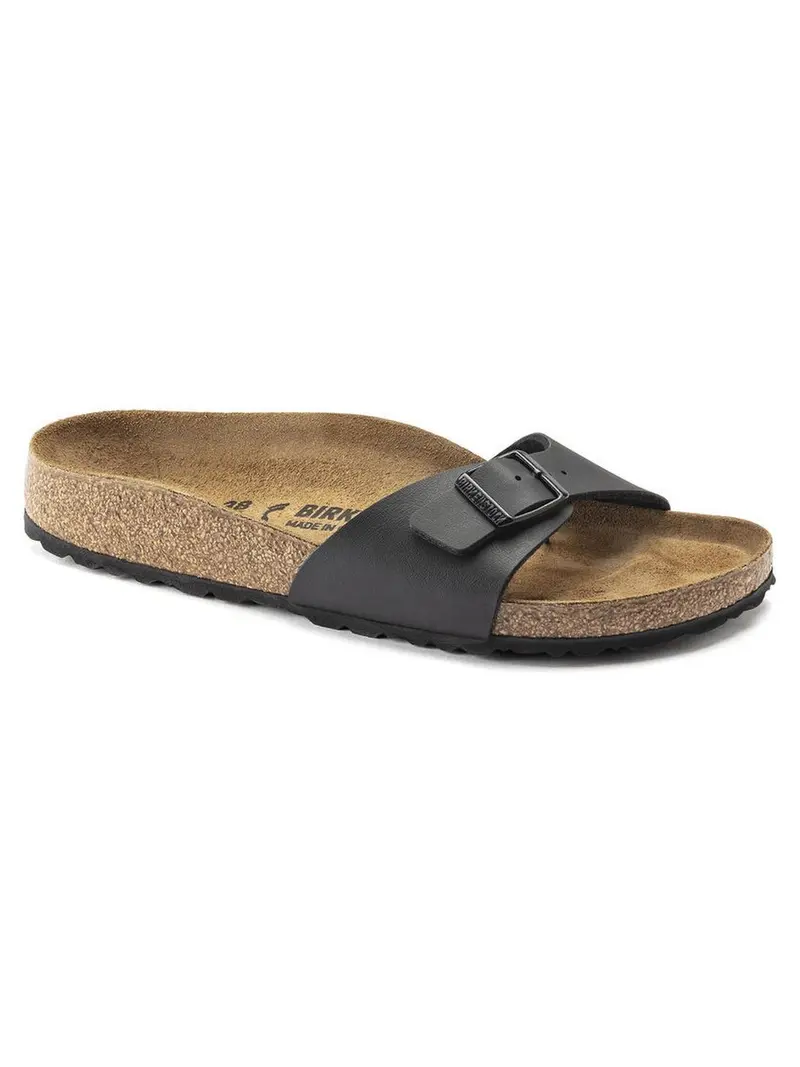 BIRKENSTOCK Sandalo Donna Madrid black, Birko Flor 040793 Nero