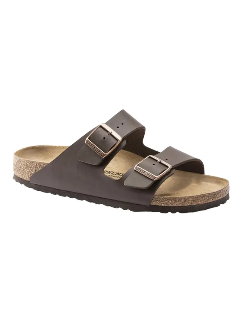 BIRKENSTOCK Sandalo Unisex adulto Arizona dark brown, Birko Flor 051703 DARK BROWN
