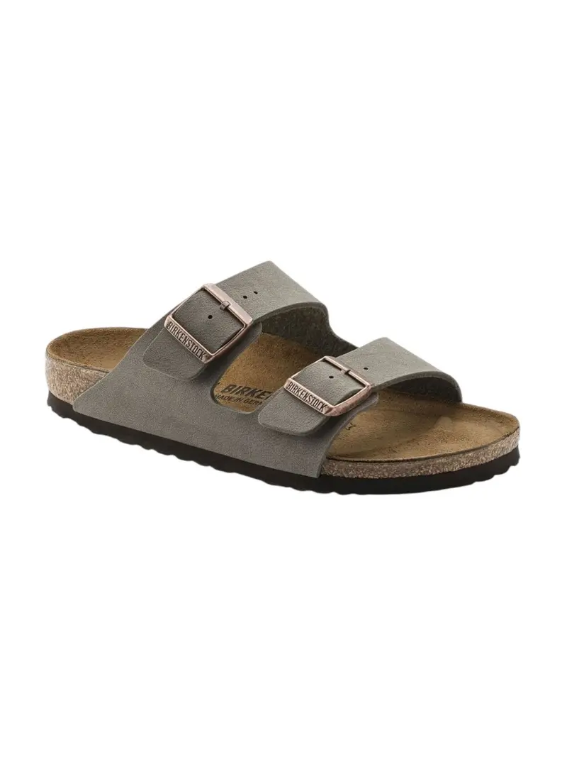 BIRKENSTOCK Sandalo Unisex adulto Arizona stone, Birkibuc 151213 Grigio