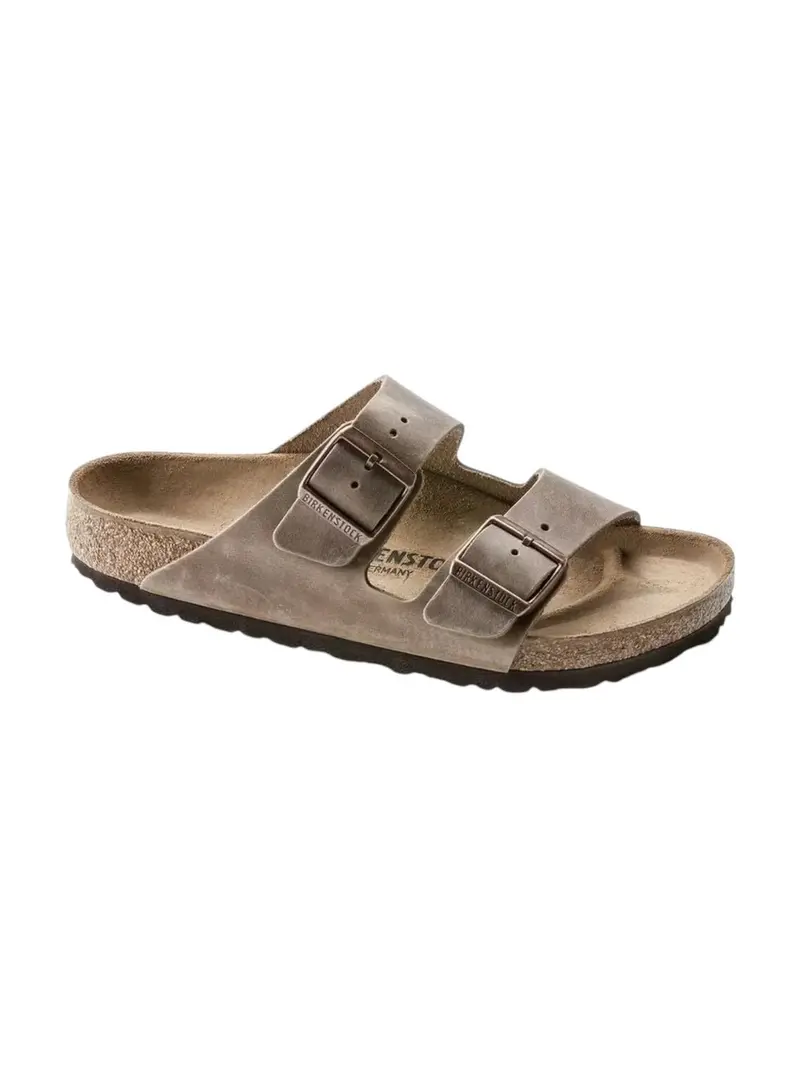 BIRKENSTOCK Sandalo Unisex adulto Arizona tabacco brown, Oiled Leather 352203 Marrone