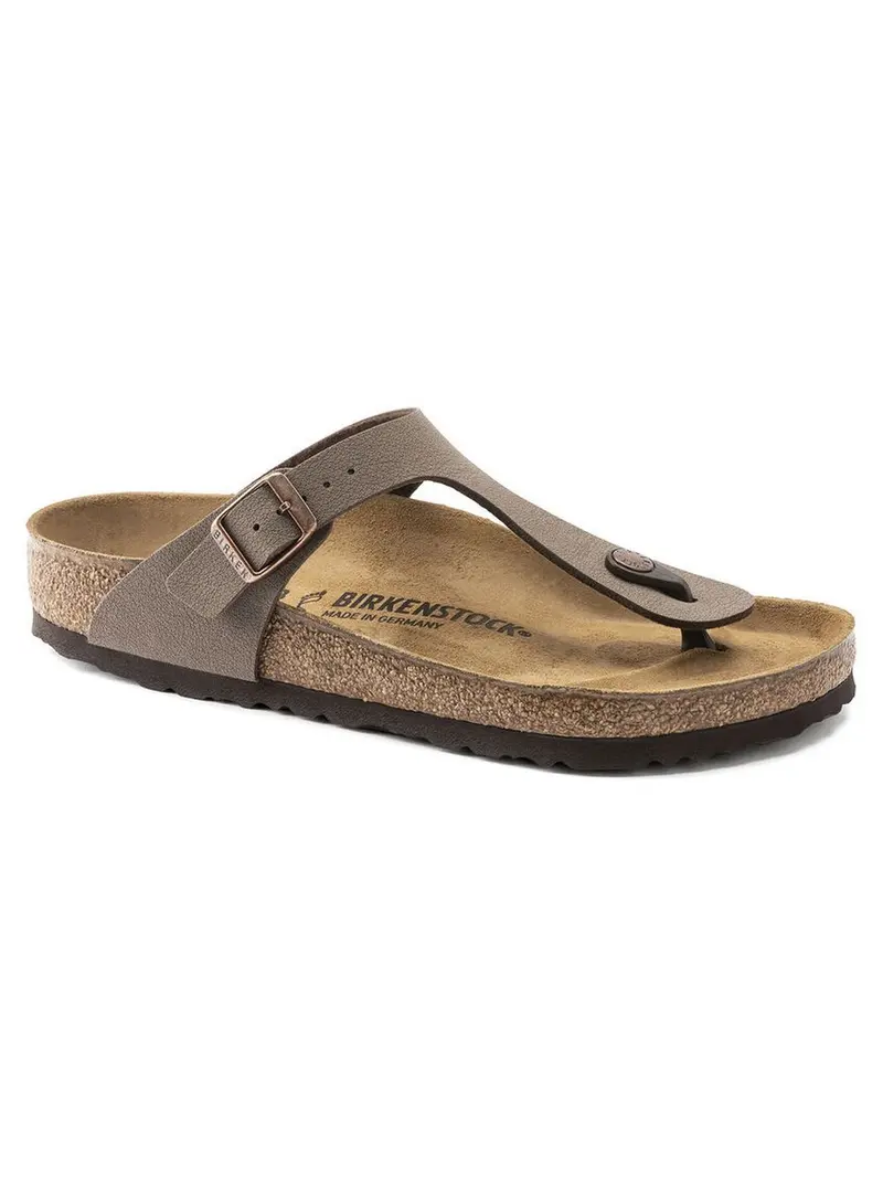 BIRKENSTOCK Sandalo Unisex adulto Gizeh mocca, Birkibuc 043751 MOCCA