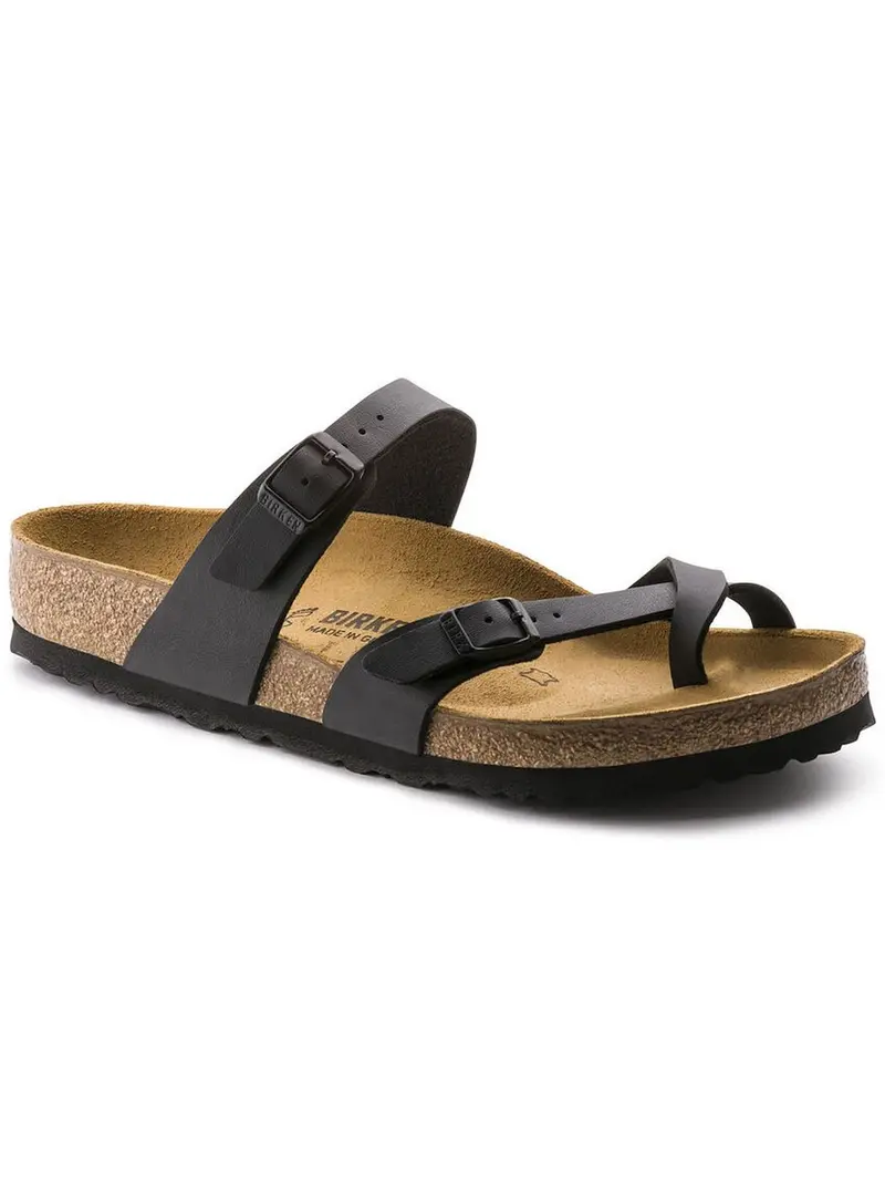 BIRKENSTOCK Sandalo Unisex adulto Mayari black, Birko Flor 071791 BLACK
