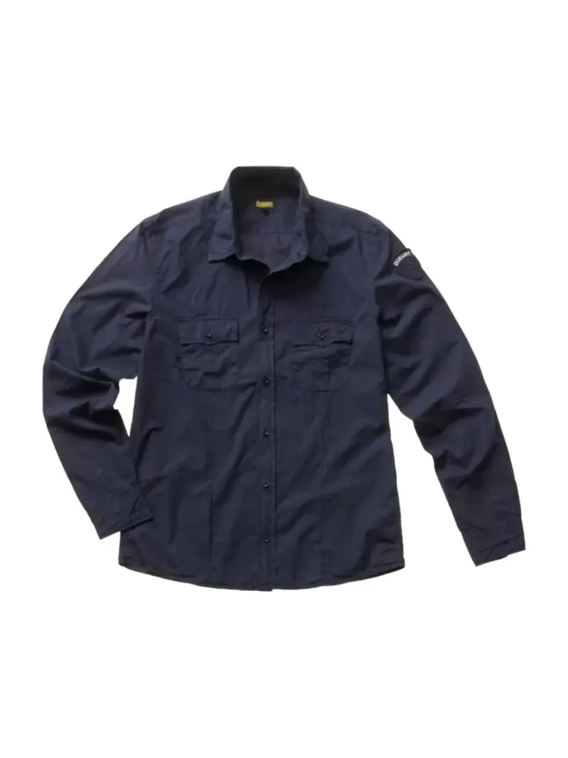 BLAUER Camicia Uomo  24SBLUS01036 006780 888 Blu