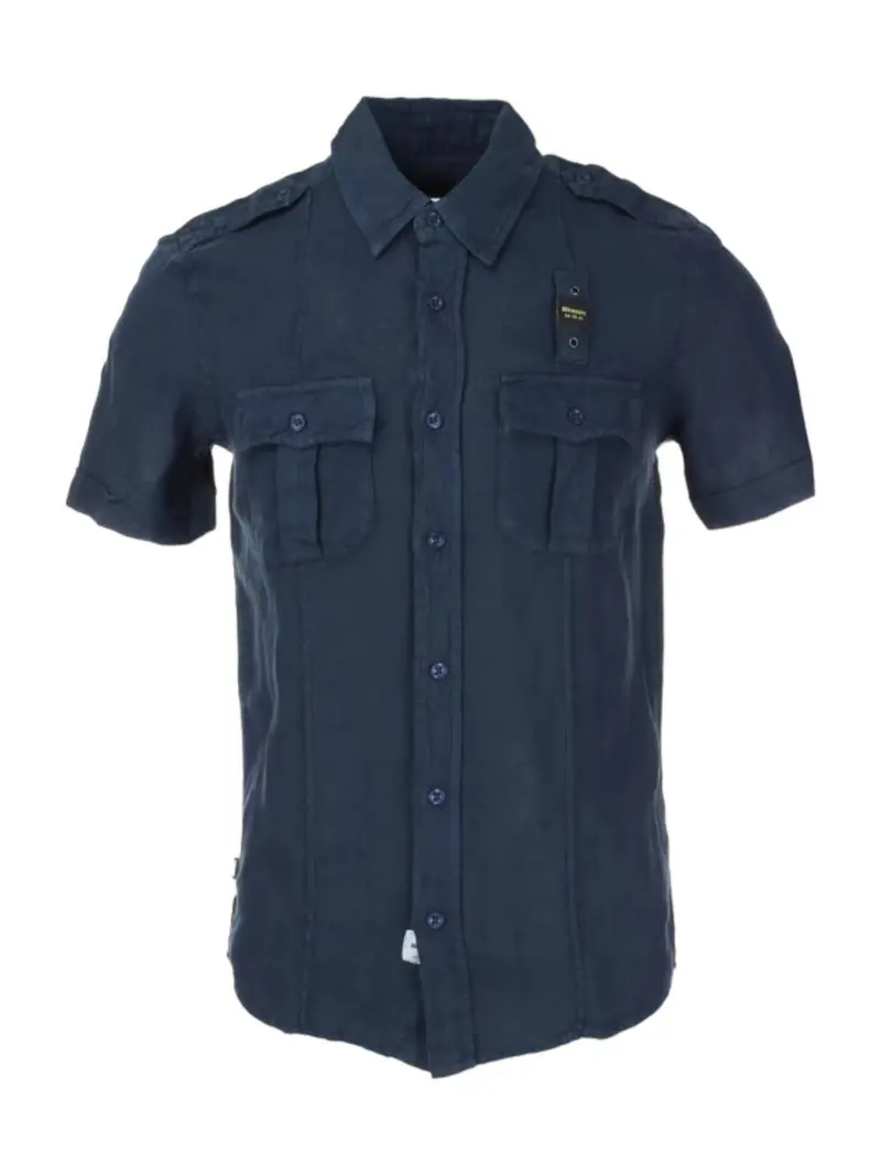 BLAUER Camicia Uomo  24SBLUS02034 006780 888 Blu