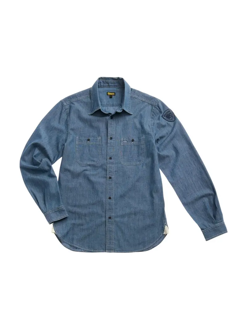 BLAUER Camicia Uomo VENDEN 25SBLUS01342 007136 D208 Blu