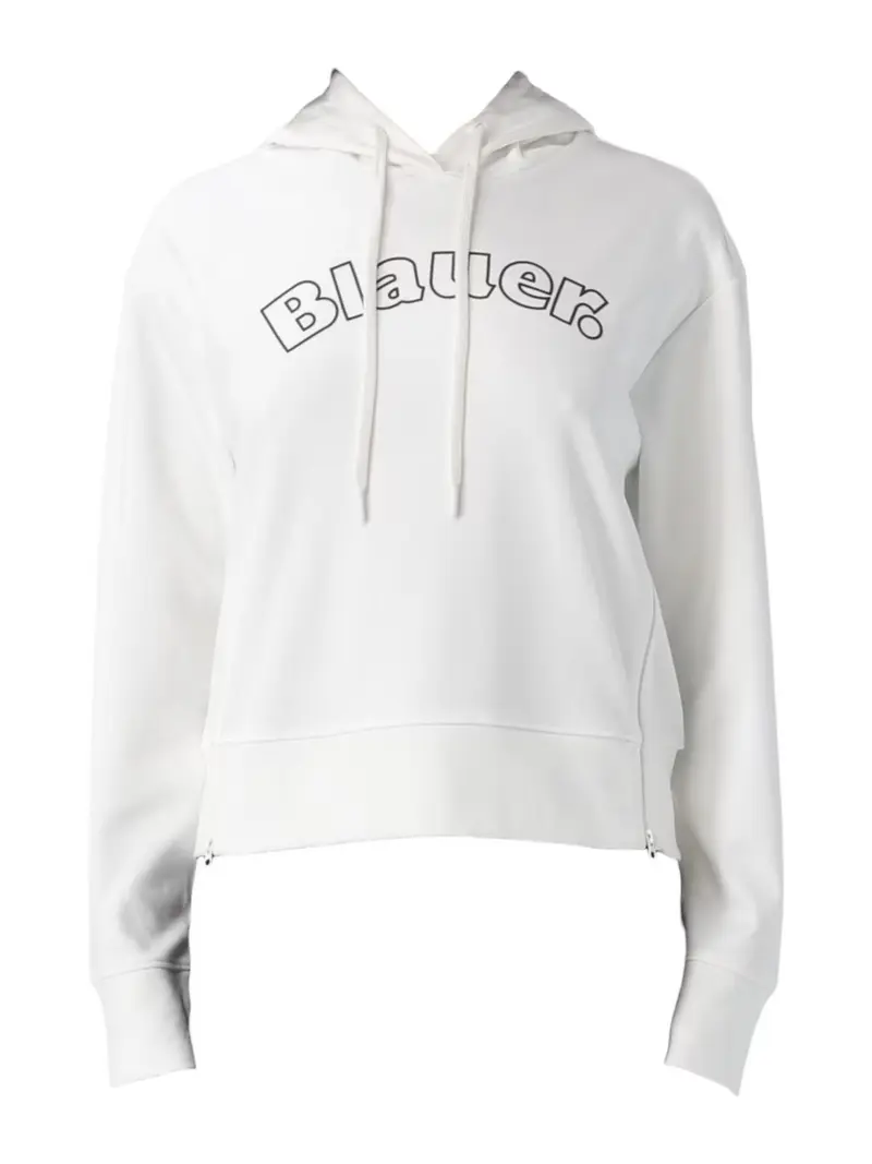 BLAUER Felpa Donna FAYETTE 25WBLDF08236 007301 102 BIANCO NEVE