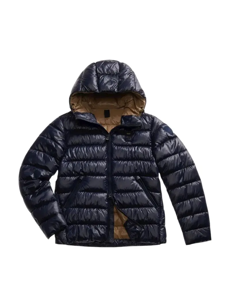 BLAUER Piumino Uomo ADAMS 25WBLUC02079 005958 888TB BLU int. TABACCO