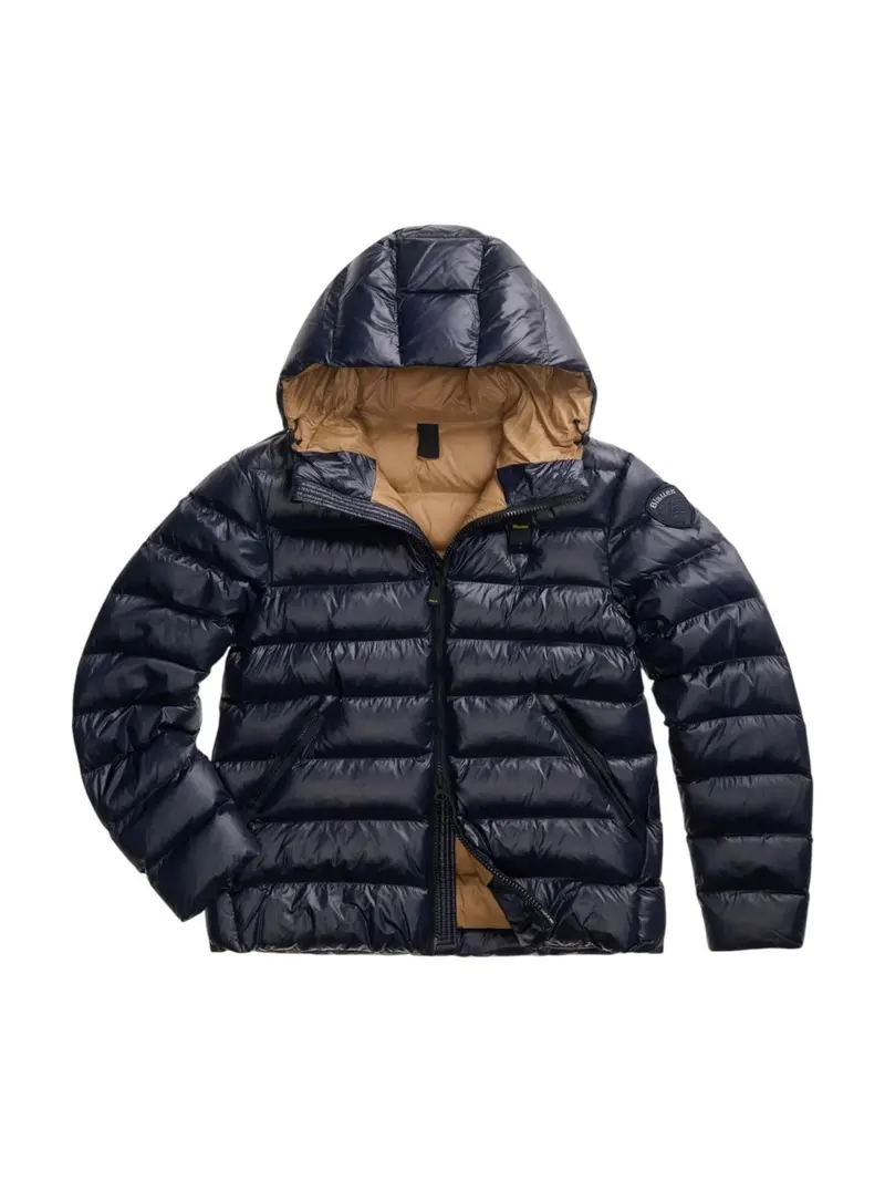 BLAUER Piumino Uomo ADAMS BLU int. TABACCO - 26WBLUC02054 005958 888TB