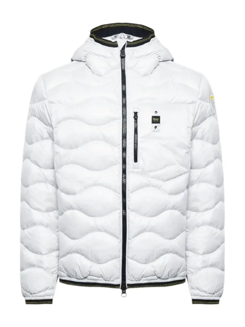 BLAUER Piumino Uomo WAVE 24WBLUC03030 006355 100 Bianco