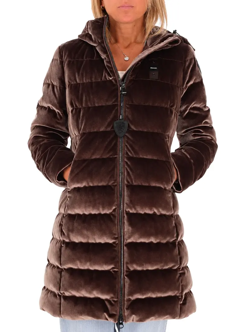 Blauer Piumino Velly Long Marrone