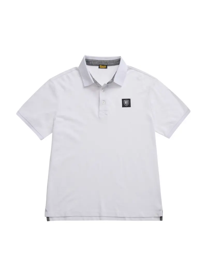 BLAUER Polo Uomo ALBAN 25SBLUT02309 007125 100 Bianco