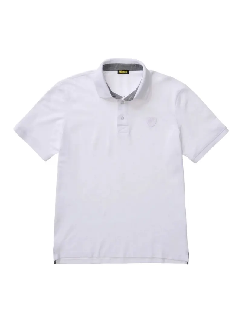 BLAUER Polo Uomo PHILP 26SBLUT02321 007481 100 BIANCO OTTICO