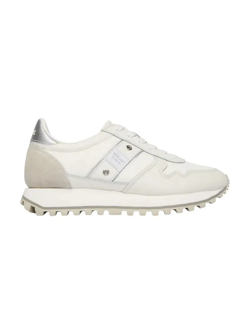 BLAUER Sneaker Donna MILLEN03 S6MILLEN03/NYM WHI/SIL WHITE/SILVER