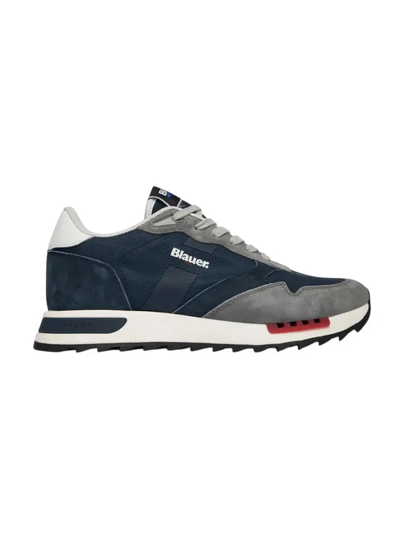 BLAUER Sneaker Uomo RYDER01 S6RYDER01/NYS GRY/NVY GREY/NAVY