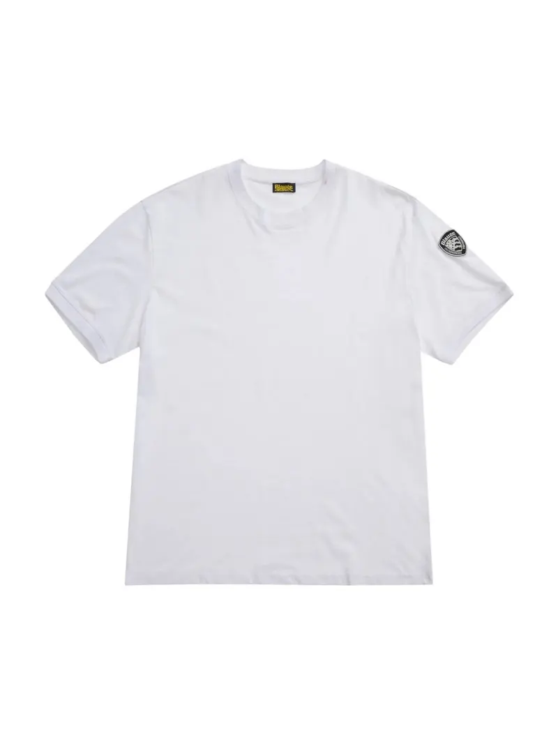 BLAUER T-shirt Uomo Anthony 25SBLUH02275 007100 100 Bianco