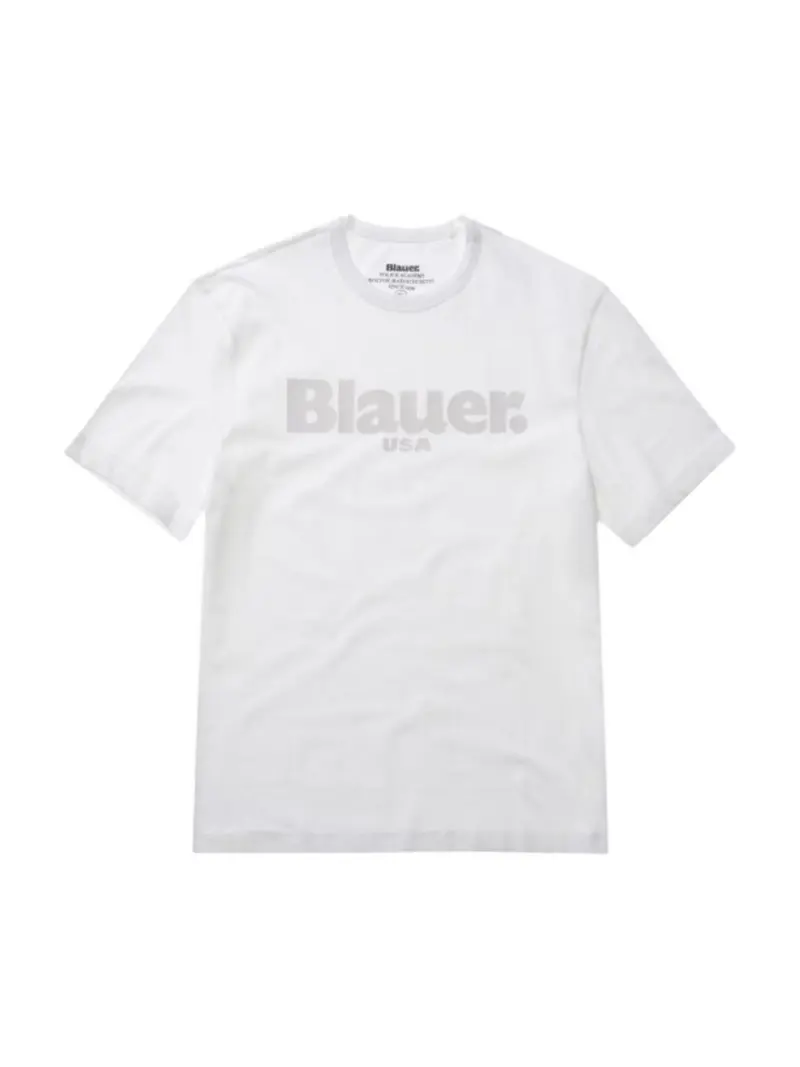 BLAUER T-shirt Uomo BOURNE 25SBLUH02191 004547 100 Bianco