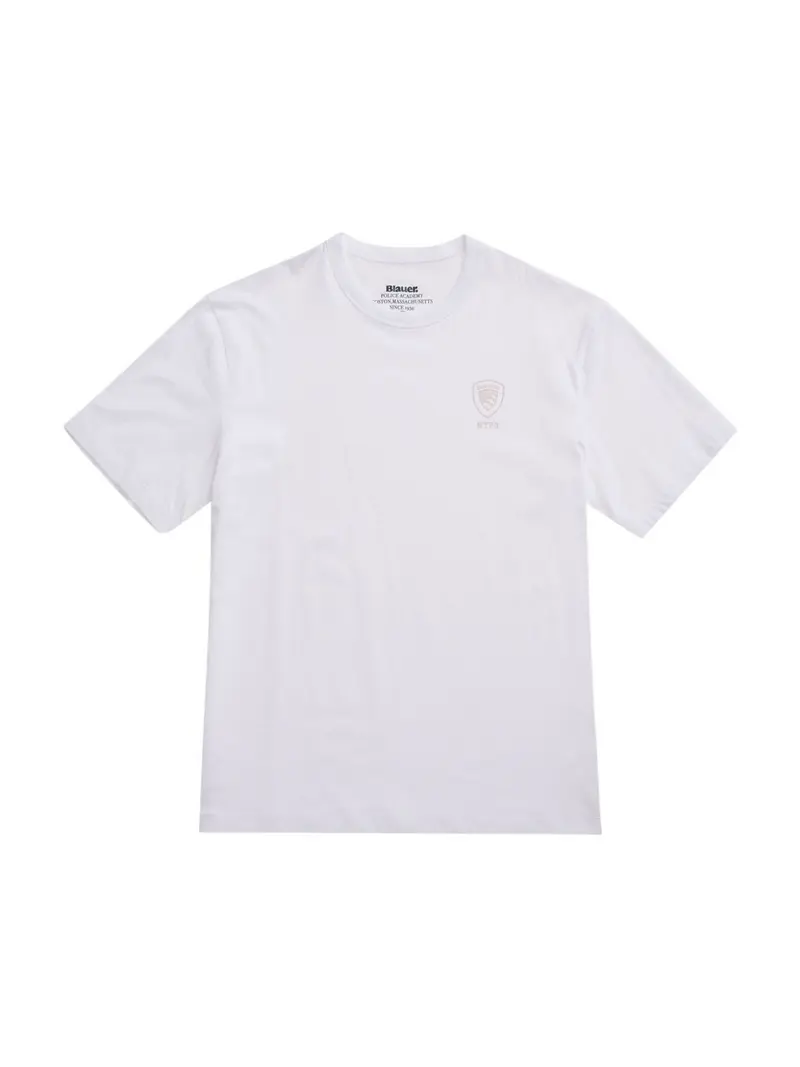 BLAUER T-shirt Uomo EUTAW 25SBLUH02193 004547 100 Bianco