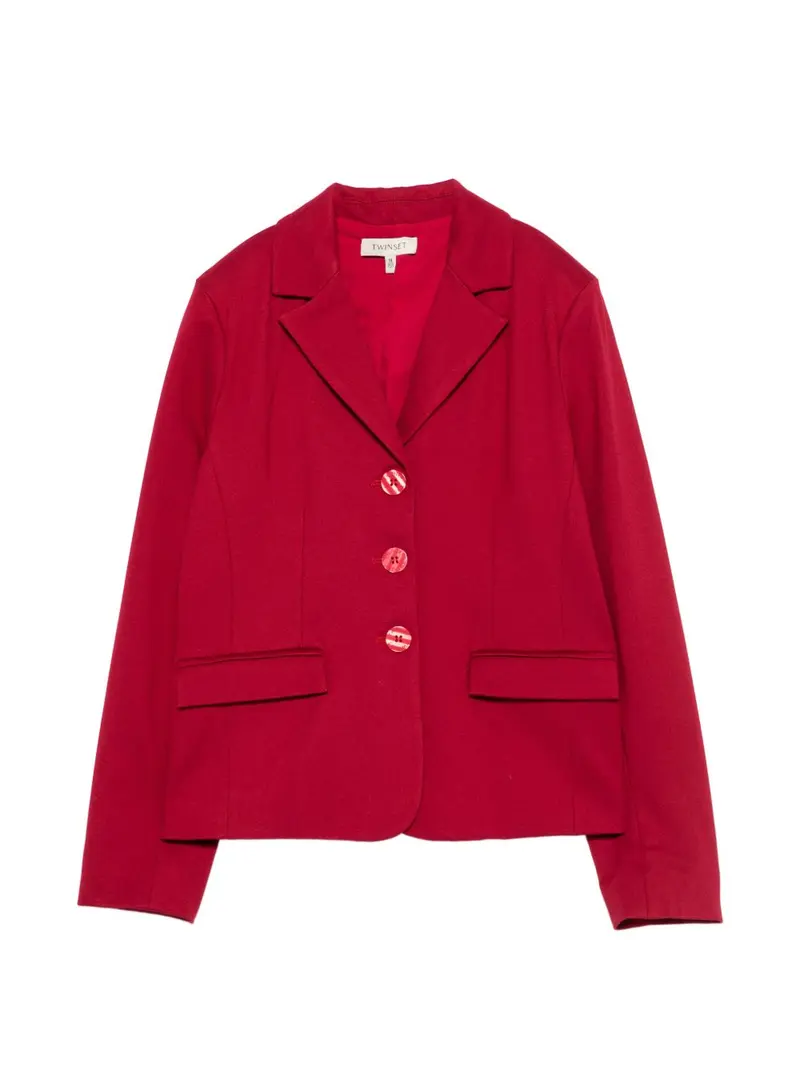 Blazer rosso ruby per bambina