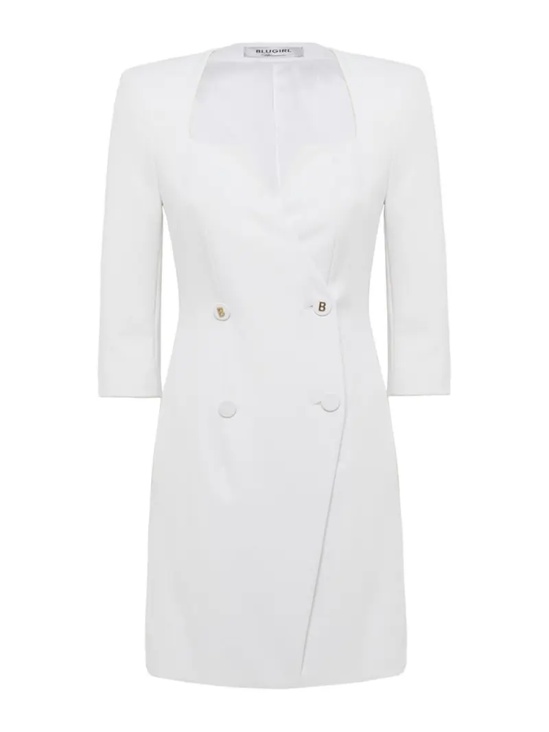 BLUGIRL Abito Donna  RA4128T3191 14300 Bianco