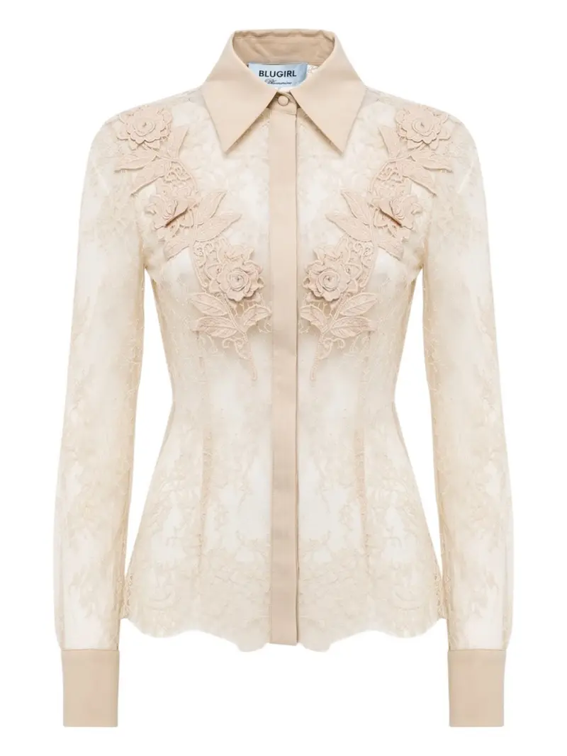 BLUGIRL Camicia Donna  RA5113J4881 30907 Beige