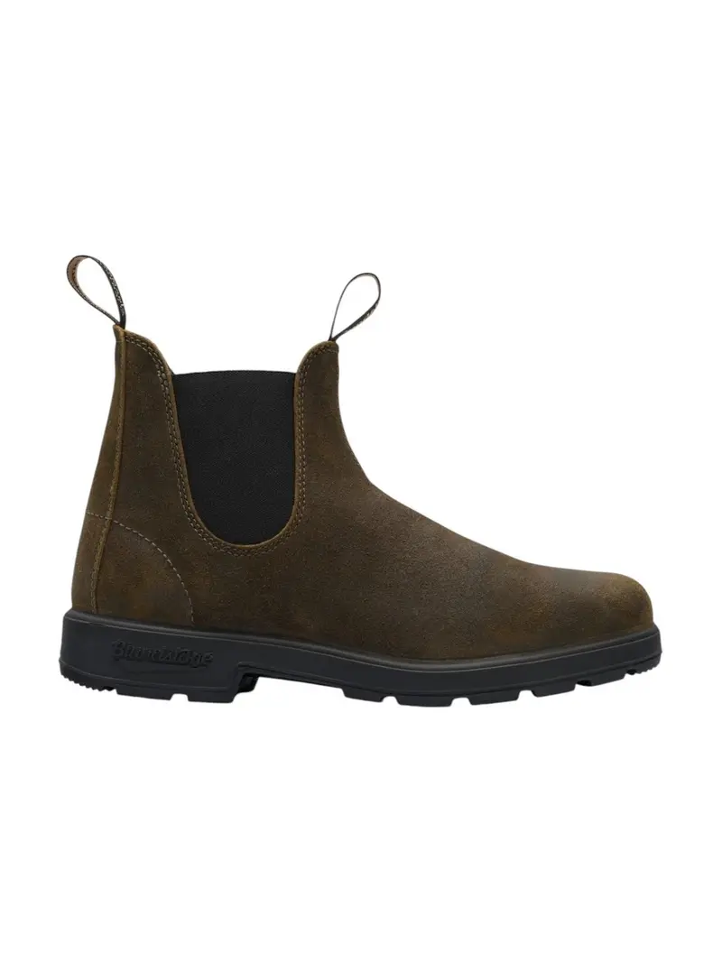 BLUNDSTONE Stivali e Stivaletti Uomo - 1615 DARK OLIVE WAXED SUEDE
