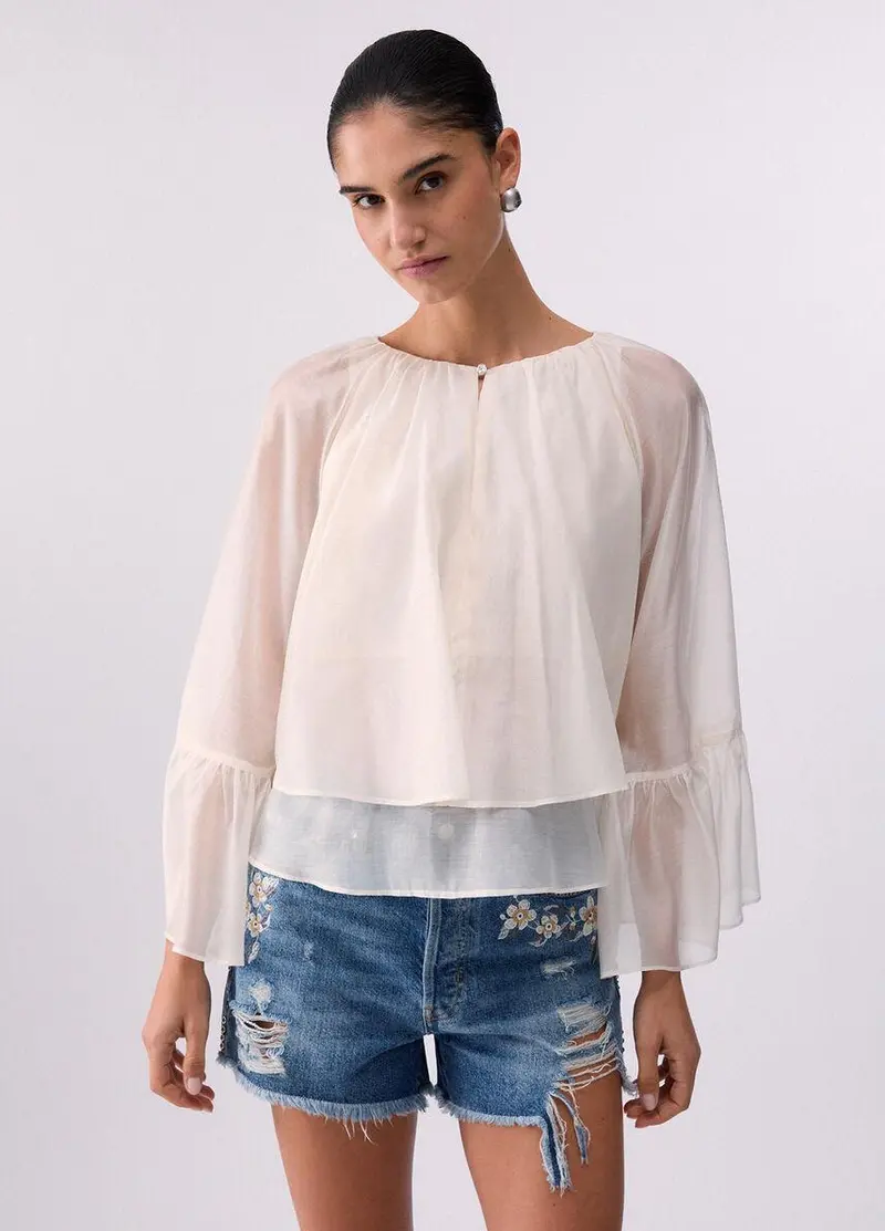 Blusa in mussola