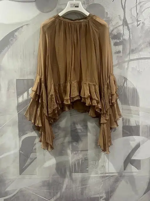 blusa rouches