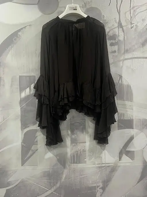 blusa rouches