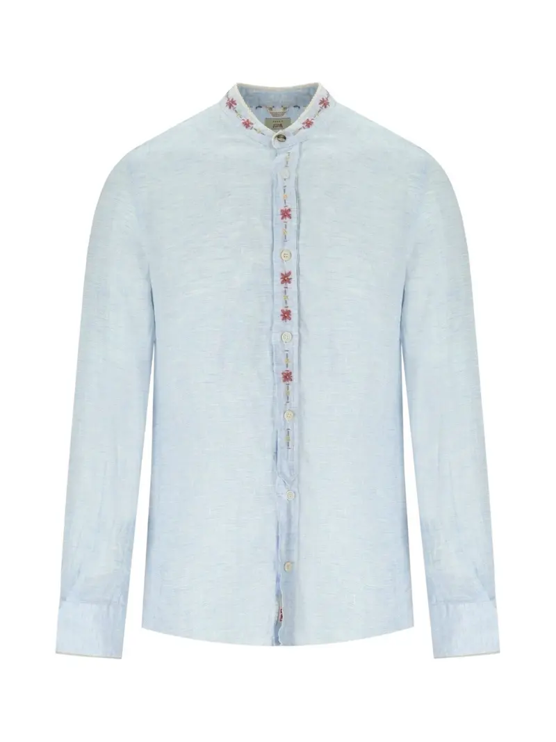 BOB Camicia Uomo  P25JAPAN422 R00509 Blu