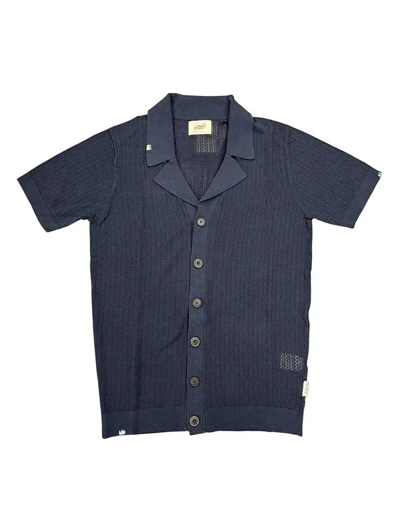 BOB Camicia Uomo P25RULE UNICA Blu